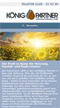 Mobile Screenshot of koenig-partner.com